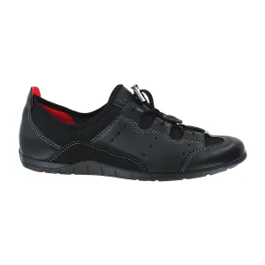 Women's Ecco Bluma Toggle Black/Black Leather/Mesh