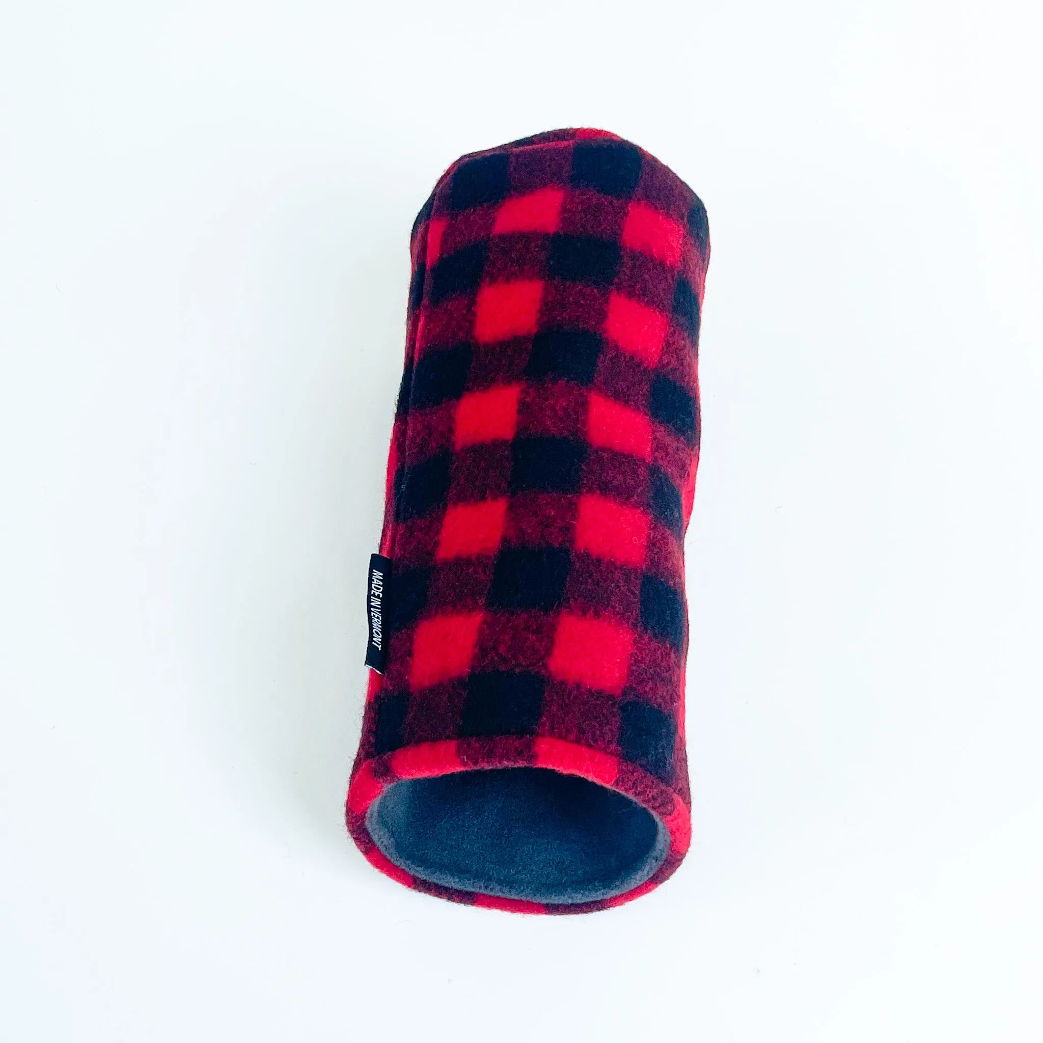 Wool Driver Headcover - Red Black Buffalo Check