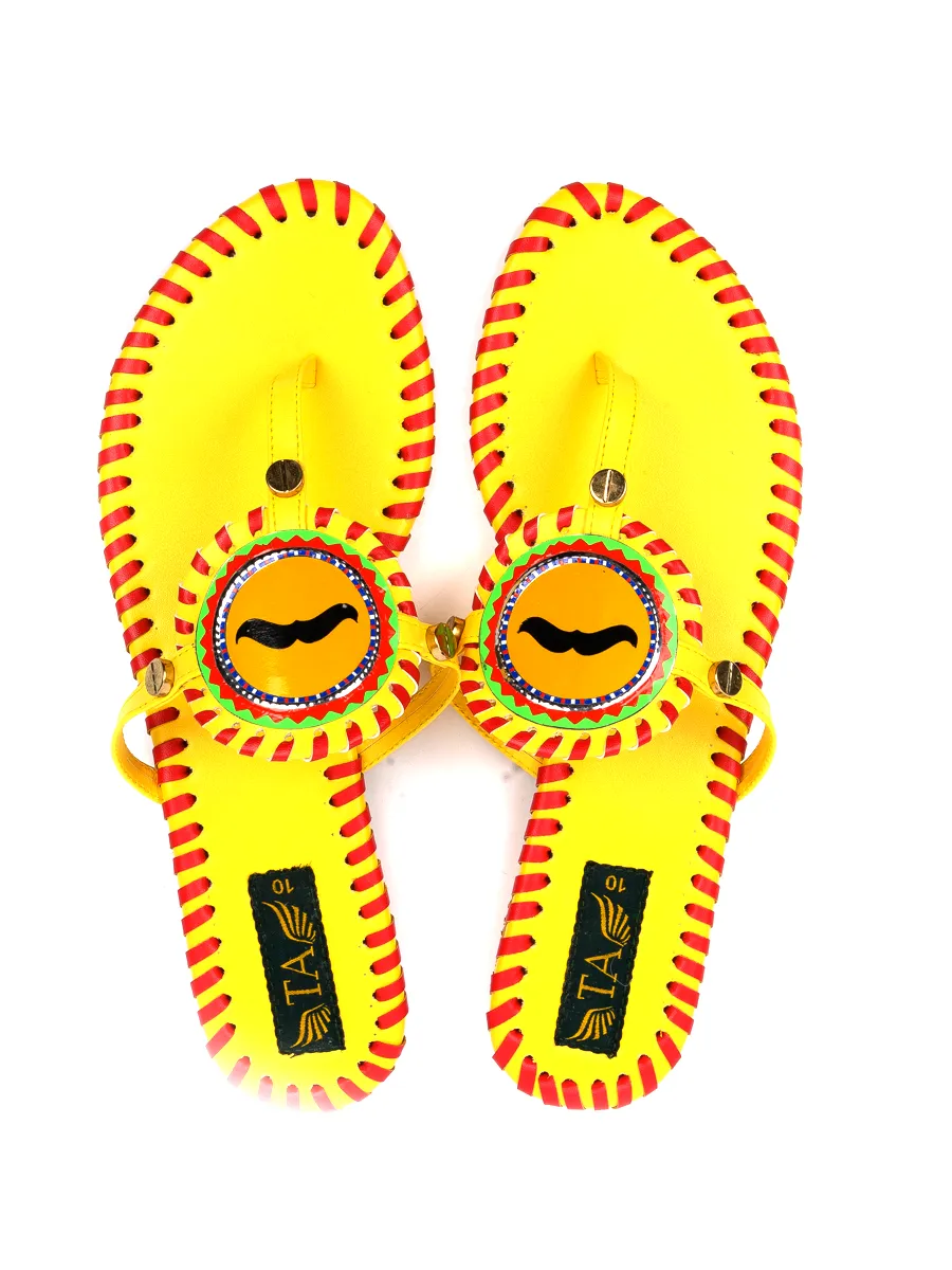 Yellow Casual Chappal